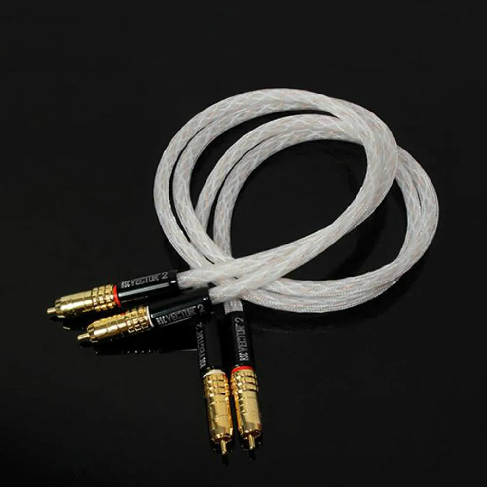 Thouliess para HIFI tara-labs RSC Vector 2 łączniki kabel Audio kabel Audio Rca pozłacany kabel RCA do wzmacniacza DVD