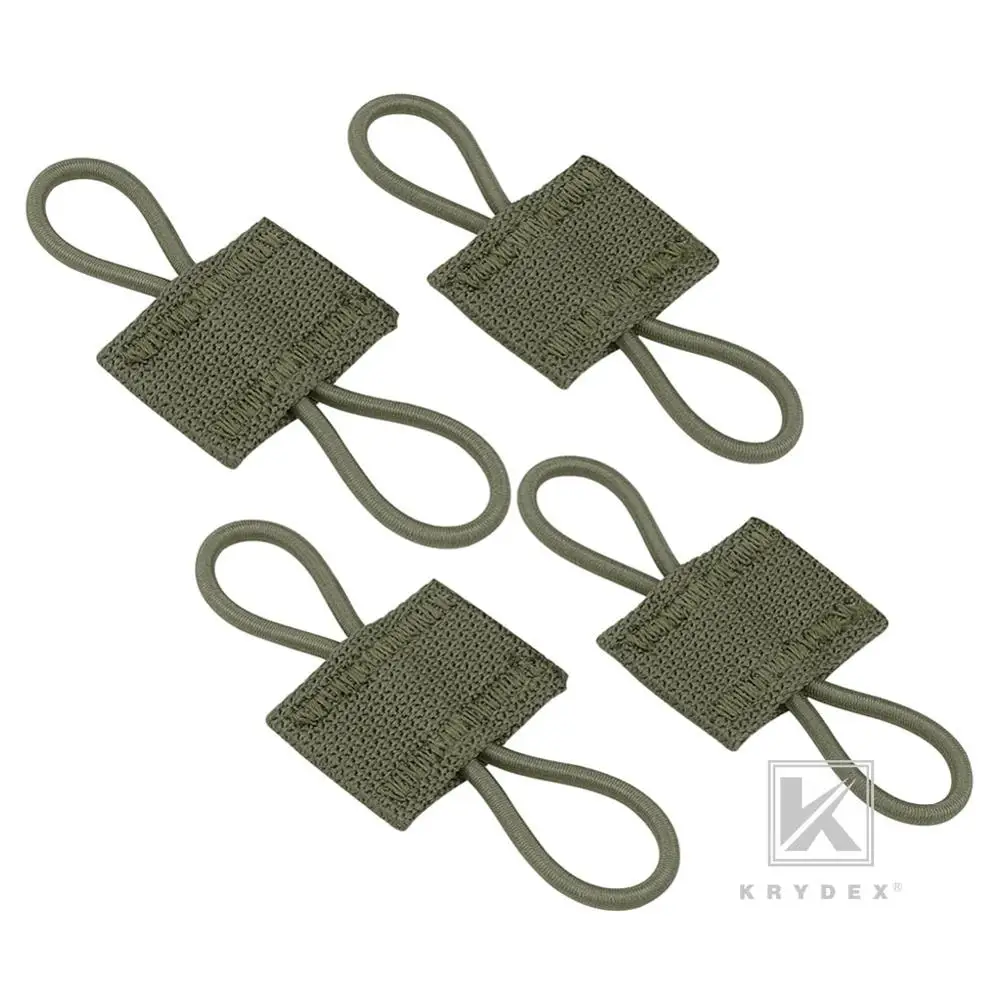 KRYDEX MOLLE Elastic Conversion Buckle RANGER GREEN PTT Retainer Antenna Communication Cable Hydration Tube Route Loop Organizer