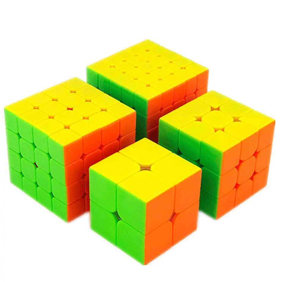 MoYu cube würfel Geschenk box 4 in 1 zauberwürfel 2x2x2 3x3x3 4x4x4 5x5x5 zauberwürfel Geschenk Box meilong Geschwindigkeit cube Puzzle professioneller Zauberwürfel Educational Spielzeug mofa MoYu cubes Magic cube toys