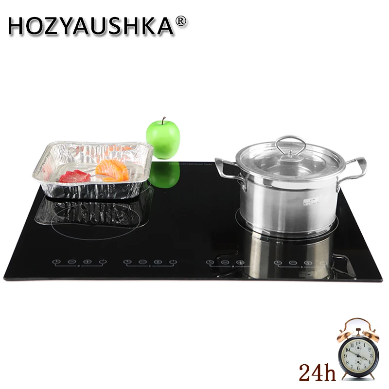 Estufa de cerámica eléctrica multiquemador de rango múltiple, 1800W, calefacción infrarroja, estufa de cerámica eléctrica libre de contaminación, amplia gama de uso a