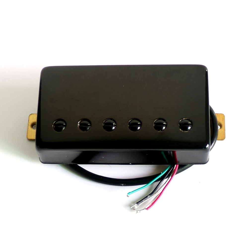 Donlis Alnico 5-pastilla de guitarra Humbucking LP, cubierta negra con sonido Vintage de los 60