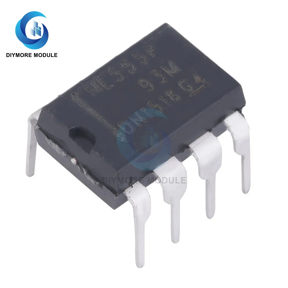 10 PCS/LOT NE555 Timing Timers Circuits IC Chip High Precision For RFID Reader/Fingerprint Biometrics System