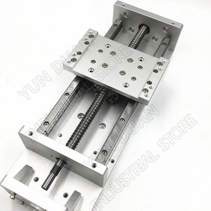 Imagem -04 - Xyz Eixo Cruz Elétrica Deslizante Tabela Slide Linear Stage Sfu1605 Ballsscrew Plataforma Guia Hg15 Perfuração Cnc Curso 20 500 mm