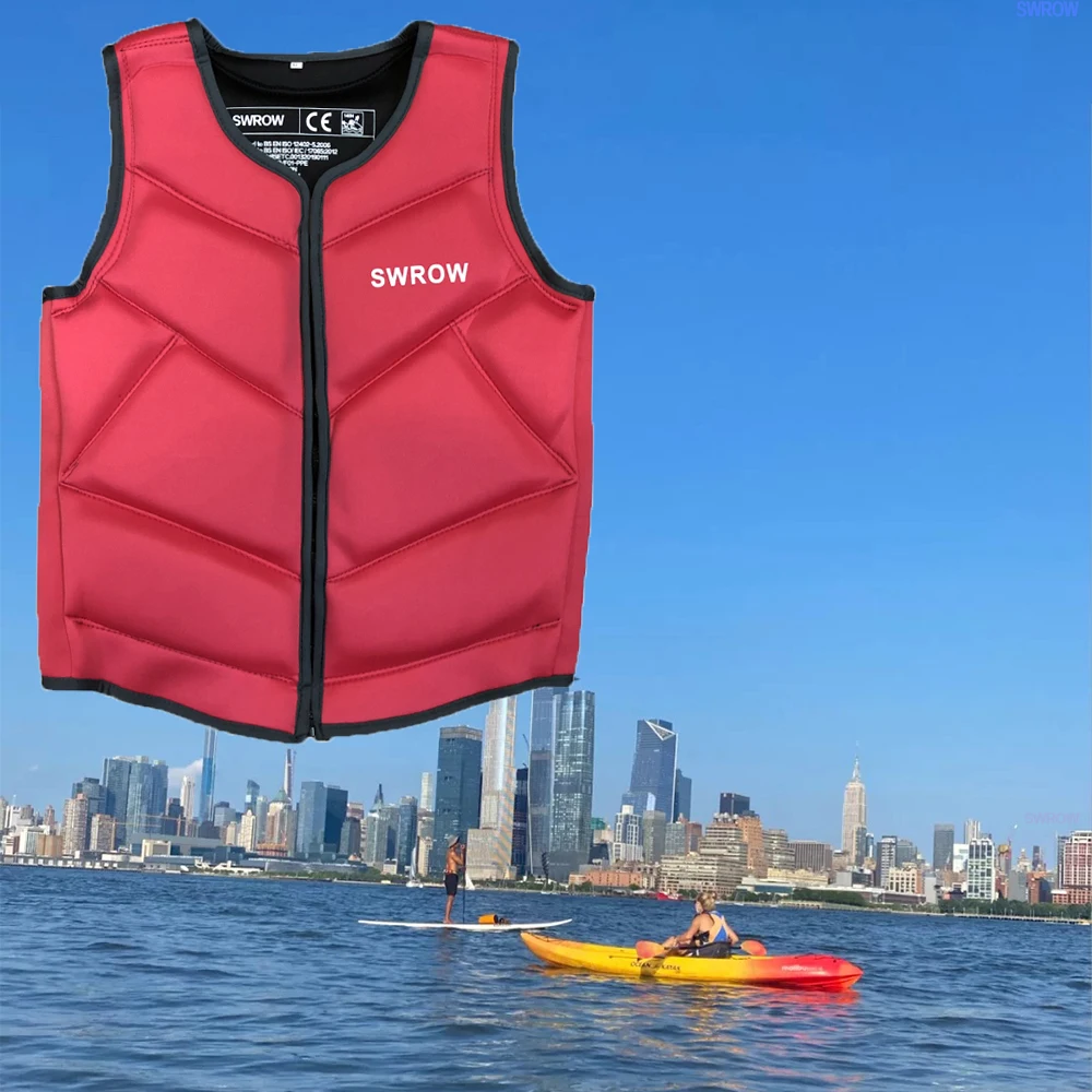 Convenient Adult Kid Swimming Buoyancy Fishing Life Jacket vest Floating Jacket Rescue Sea Fishing Vest Canoeing Sailing Safety