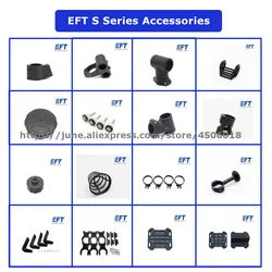 E410s e610se616s用の固定部品eft農業植物保護ドローン折りたたみスプレーロッド