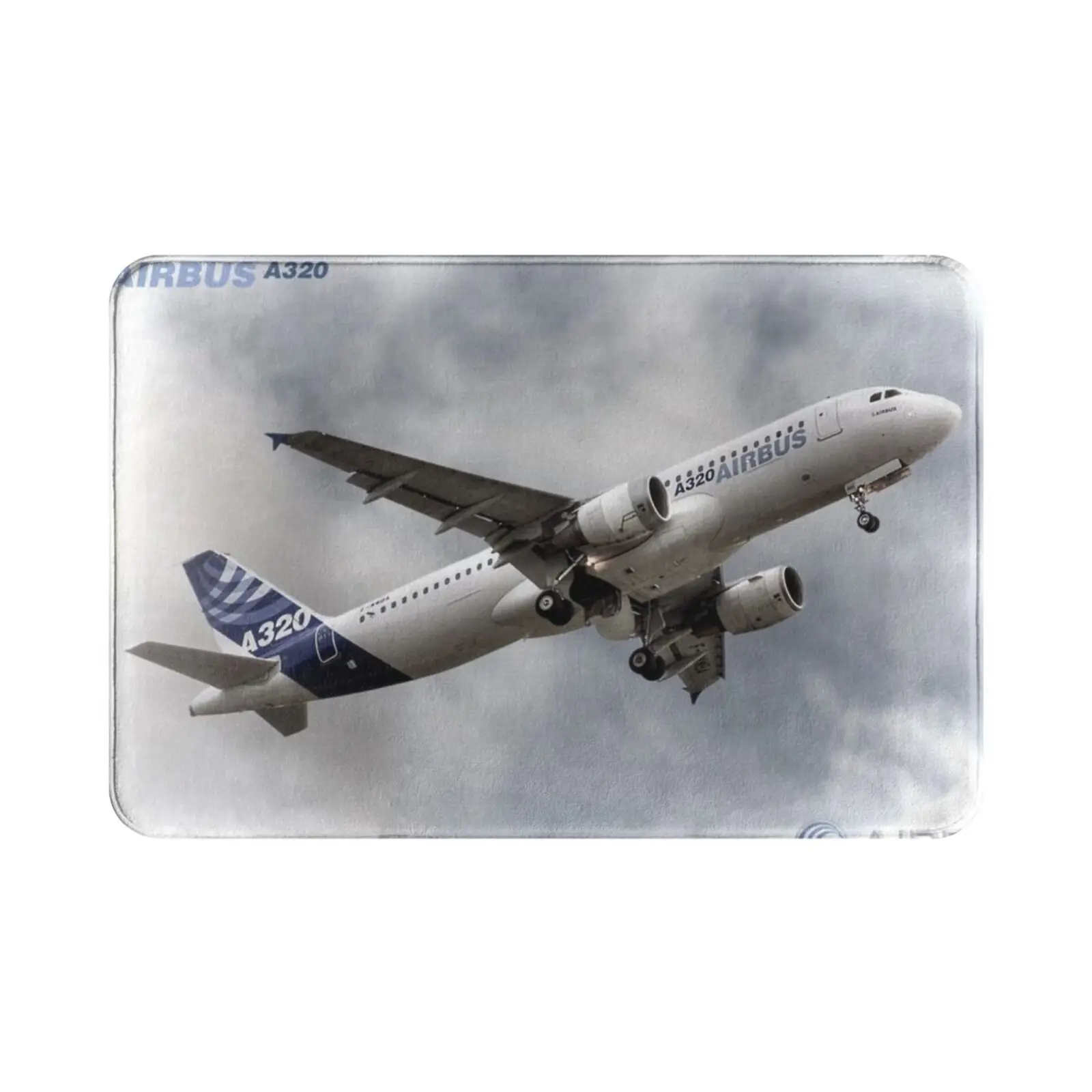 Airbus A320-Duvets , Cases , Pillows Etc Carpet Mat Rug Cushion Soft Airbus A320 A320 Airplane Plane Airplane Filton