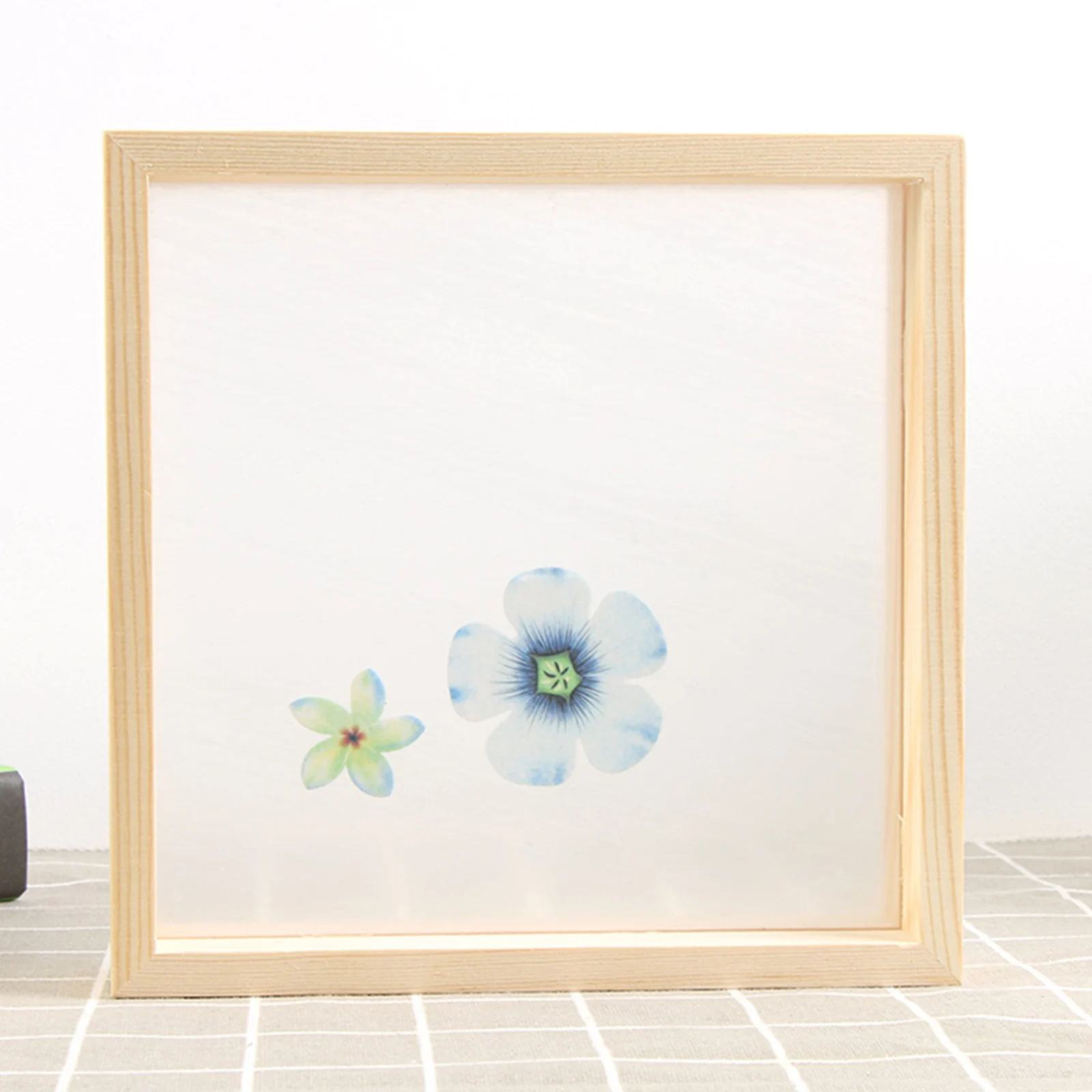 Plant Photo Frame Double Sided Dried Leaf Support Modern DIY Decoration