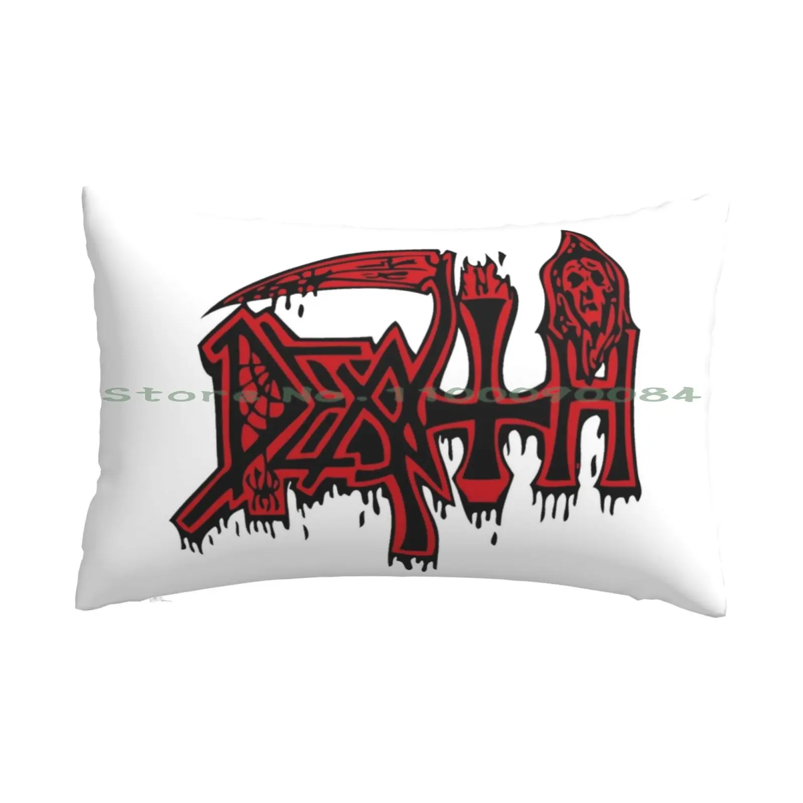 Death-Logo Pillow Case 20x30 50*75 Sofa Bedroom Holland Netherlands Dutch Football Dutch Soccer De Godenzonen Lucky De Three