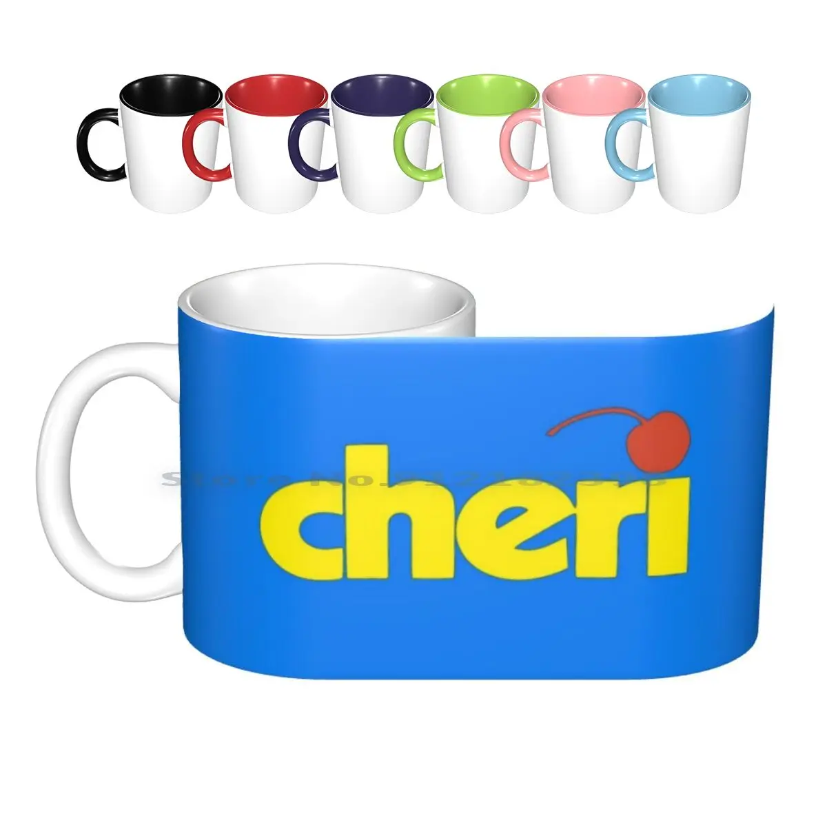 Cheri-1970s Adult Magazine Logo. Ceramic Mugs Coffee Cups Milk Tea Mug Mag Logo Adult Magazine Lads Mag X Rated Xxx Vintage