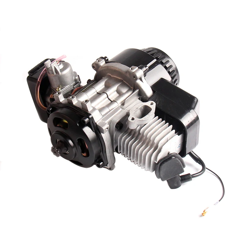 7T 47cc 49cc Pocket Bike Pull Start Engine For 2 Stroke Mini Go Kart Dirt Bike Petrol Scooter ATV Pocket Bike Motor