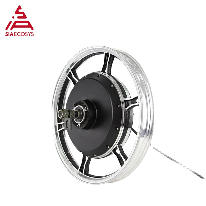 QS Motor 17*1.6 Inch 2000W 72V 70km/h Electric Hub Motor with Programable Controller kits for Motorcycle