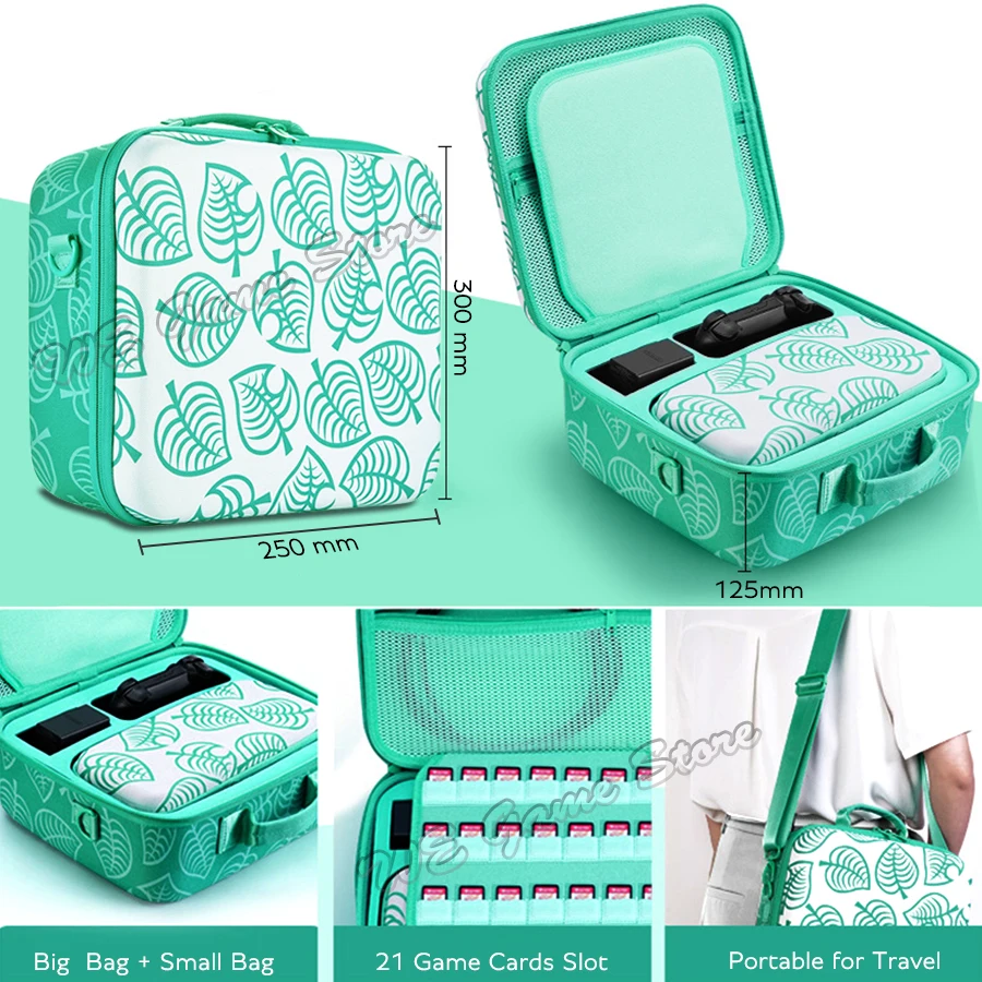 新しいnitendo-Nintendo Switch用アクセサリーキット,大容量バッグ,素敵なキャリングケース,コンソール用収納ボックス