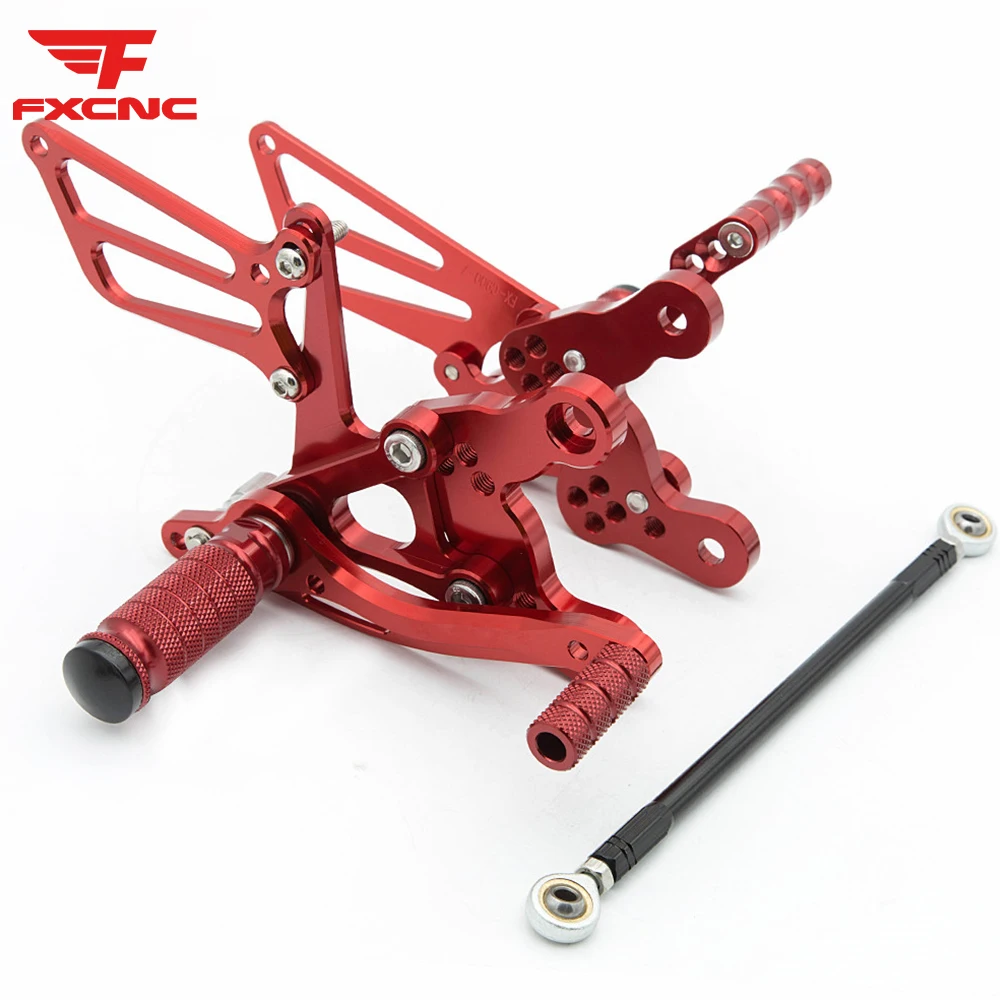 

For Honda CBR400RR NC29 1993-1999 1998 Adjustable Aluminum Motorcycle Rearset Footrest Footpeg Rear Set Footrest Pedal Foot peg