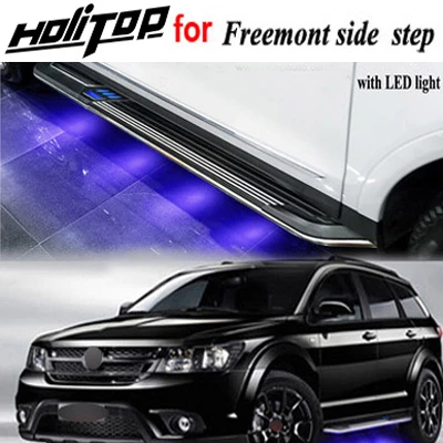 

Side step side bar running board for Fiat Freemont,can stand 350kg,innovated design,real strong,100% thicken,famous as quality