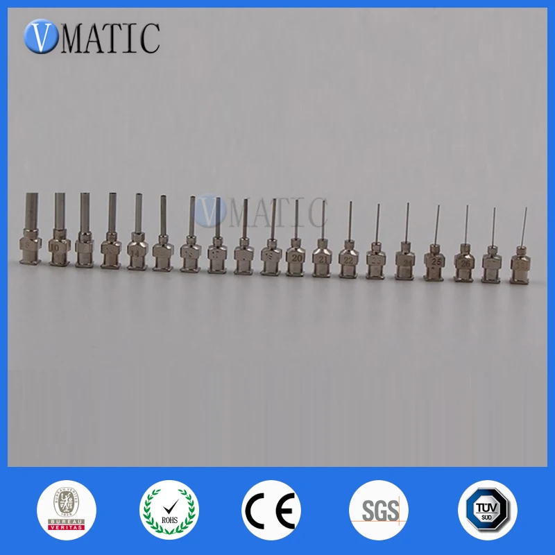 High Quality All Metal Tips Blunt Stainless Steel 12Pcs Glue Dispensing Syringe Needle Tips Dispenser Needle 1/2 Inch