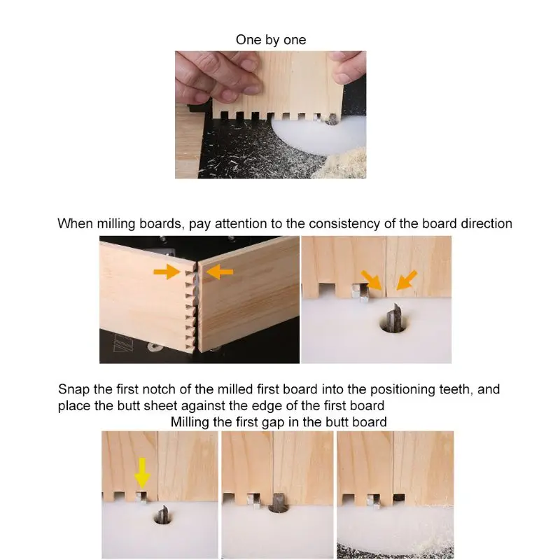 Woodworking Tenon Gauge Template Track Miter Mortise Dovetail Maker Jig Block