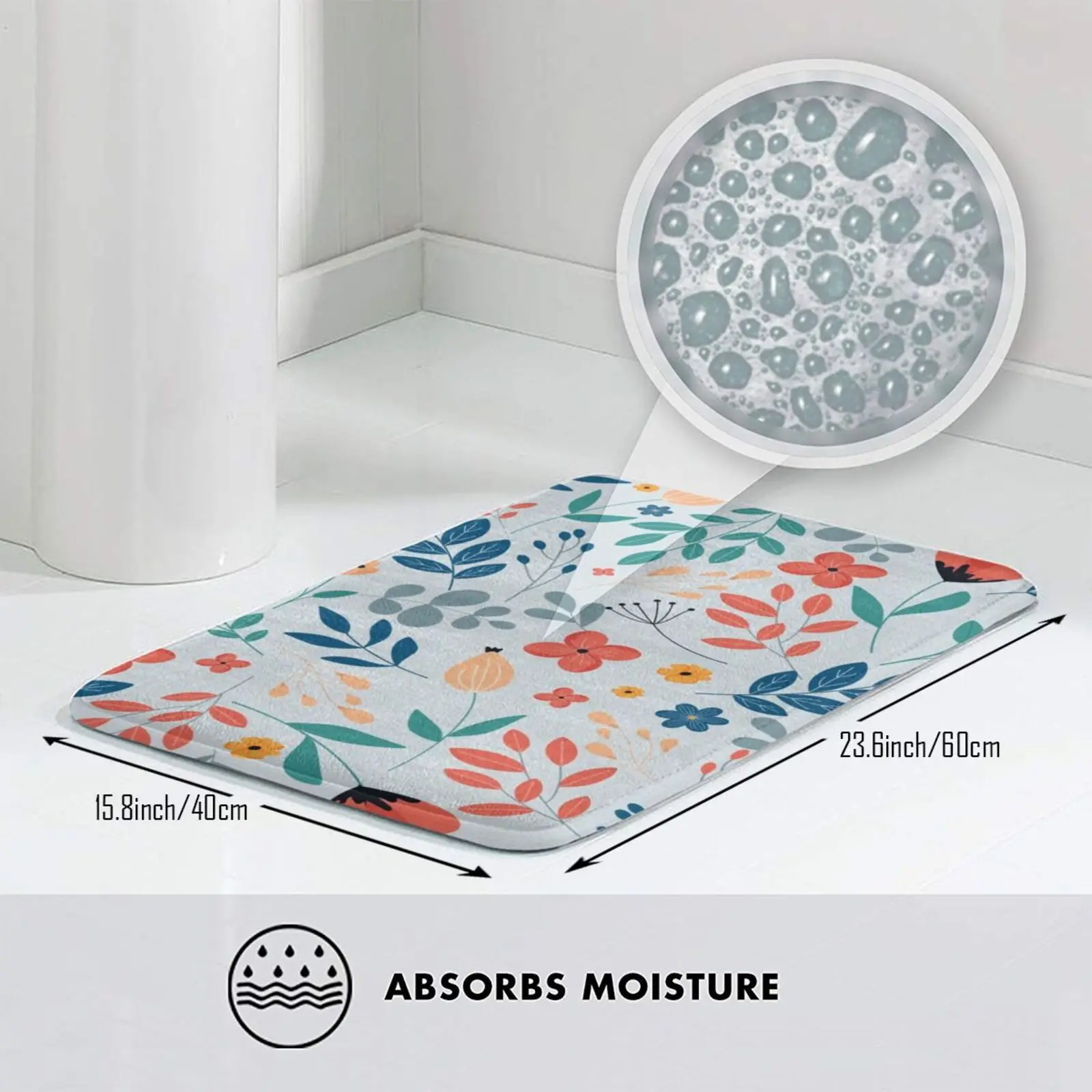 رهيبة أنماط الأزهار تصميم حصيرة البساط السجاد المضادة للانزلاق الحصير غرفة نوم أنماط الأفلام الرياضية خارقة الموسيقى الفرقة أنيمي #3