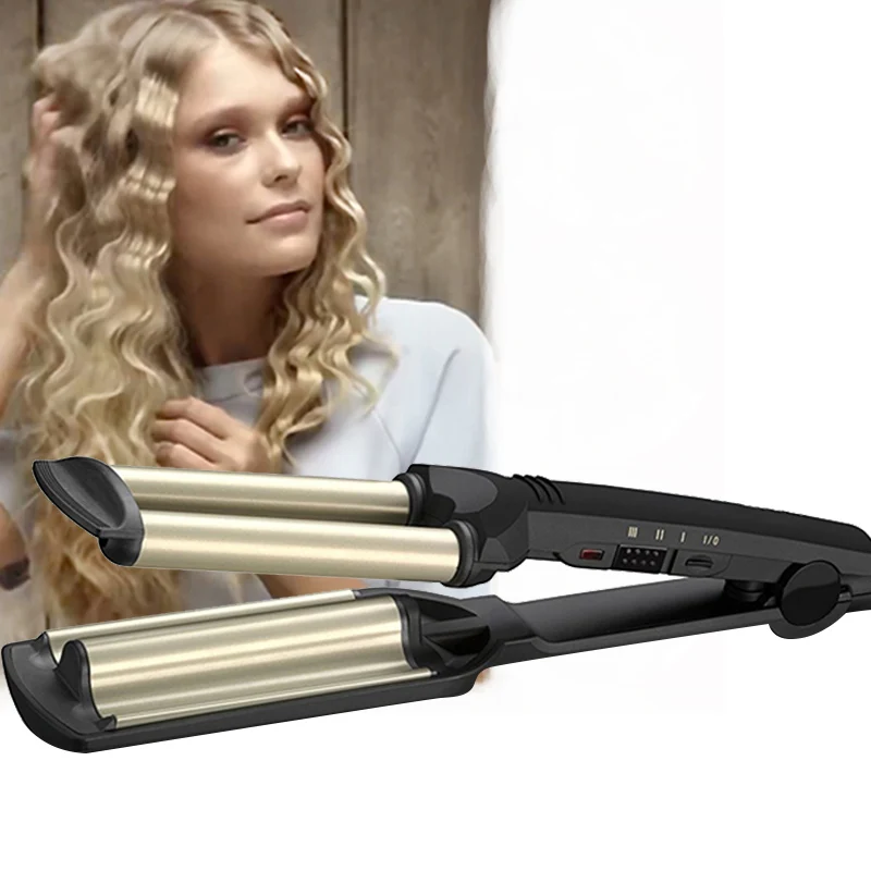 3 Barrels Professional Curling Iron Rollers Egg Rolls Hair Styler Hair Curler Does Not Damage Hair Volume Styling Tools