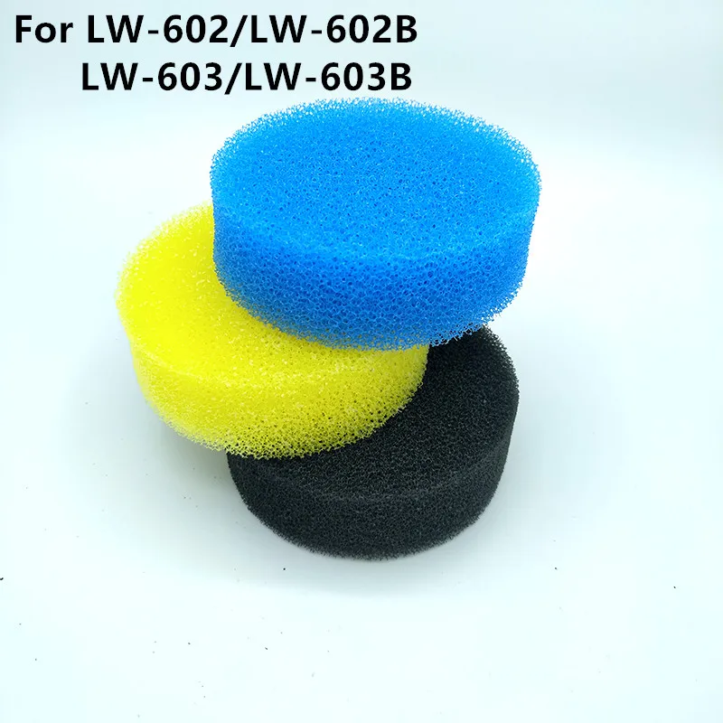 

SUNSUN Transparent LW-602/LW-603 LW-602B/LW-603B original filter sponge aquarium Filter Cotton