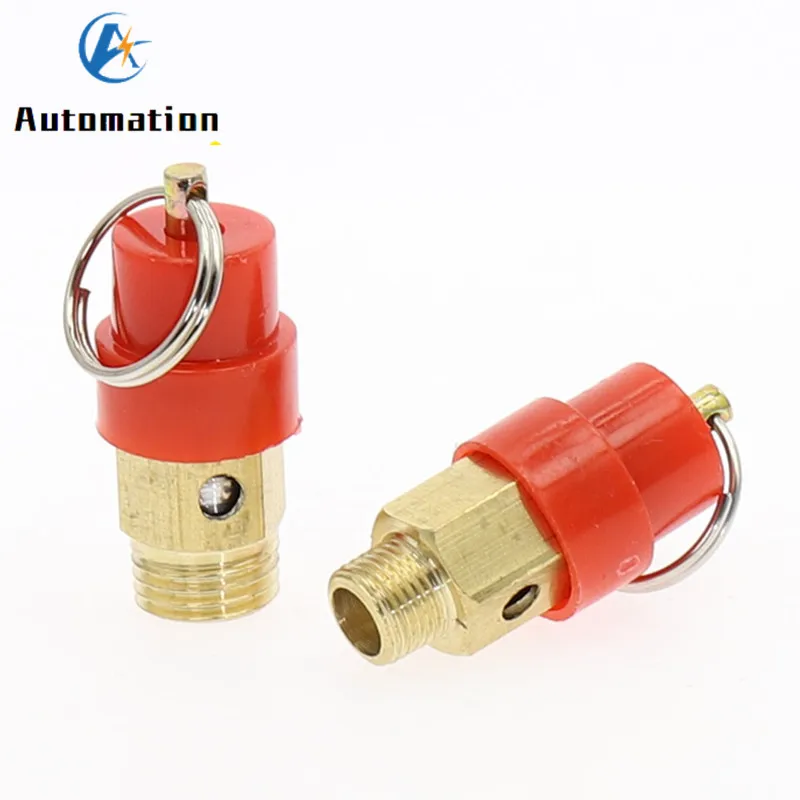 1KG - 12KG Air Compressor Safety Release Relief Valve Connector Air Gas Pressure Relief Regulator 1/4\'\' 3/8\