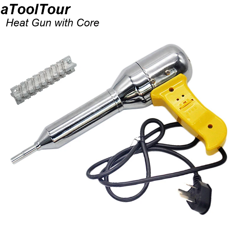 700W 220V-240V Plastic Hot Air Welding Gun Torch Tool Plastic Welding Torch Machine Adjustable Heat Air Gun Kit Welder PE PP PVC 