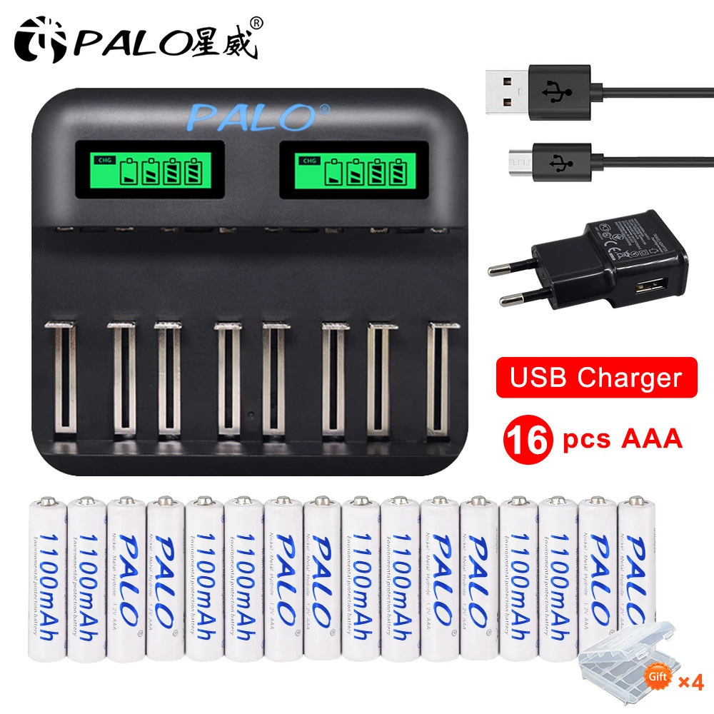 8-32 stücke AAA 1100mAh NI-MH Akku AAA 3A ni mh nimh 1,2 V 1,2 Volt Original hohe Kapazität Strom Batterien