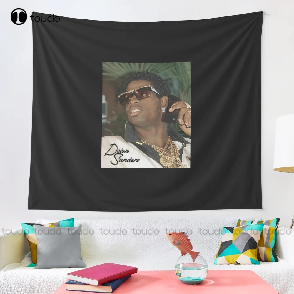 Vintage Deion Sanders Tapestry Nature Tapestry Tapestry Wall Hanging For Living Room Bedroom Dorm Room Home Decor Wall Covering