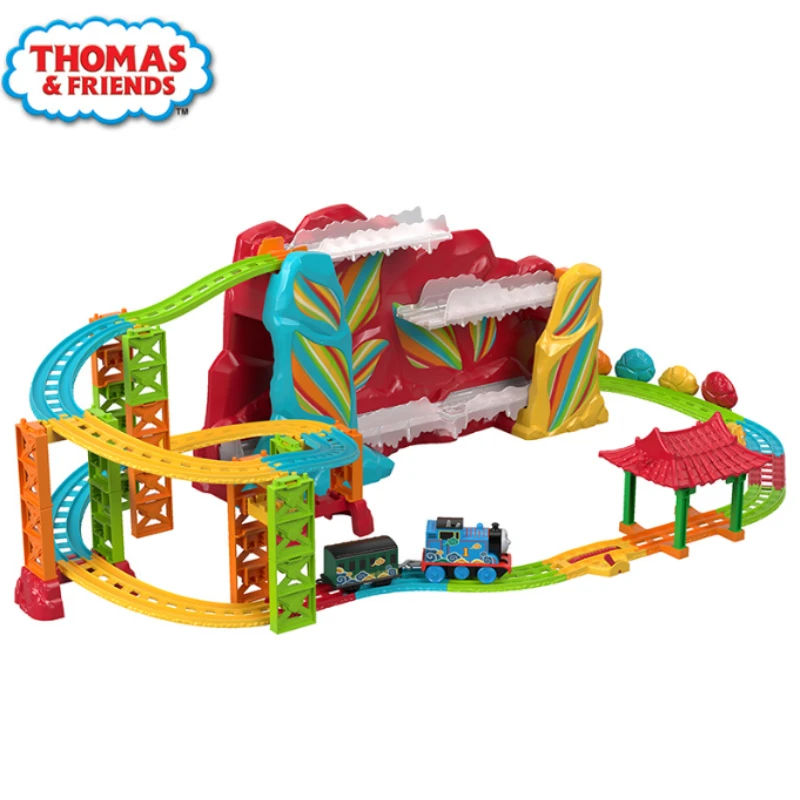 Original Thomas Rainbow Mountain Track Set The Movie Series Train Boys Trackmaster New Toys for Kids Educational Playset 2019