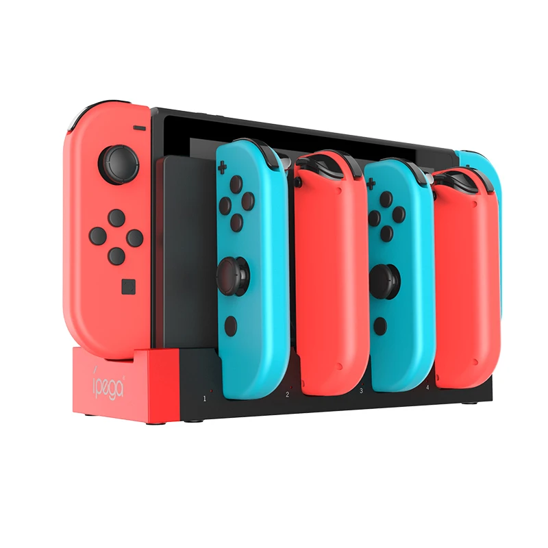 Tay Cầm Chơi Game Ipega PG-9186 Bộ Điều Khiển Sạc Đế Sạc Đứng Ga Giá Đỡ Dành Cho Máy Nintendo Switch NS Joy-Con Máy Chơi Game Phụ Kiện