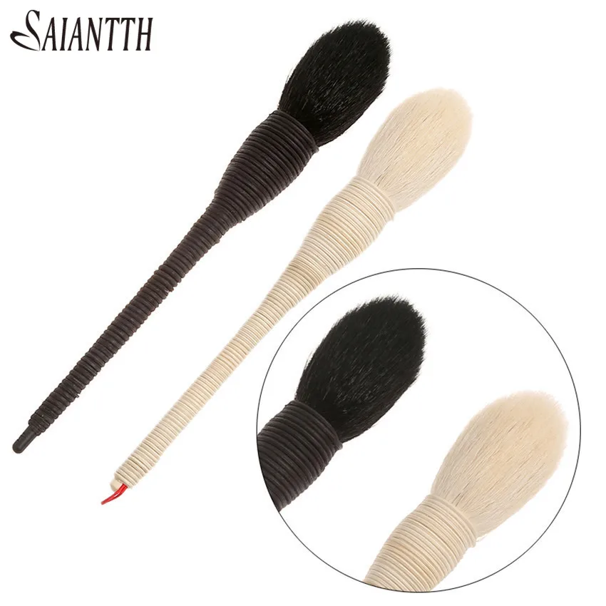 SAIANTTH Yachiyo Kabuki Brush 3 color Persian synthetic goat hair Natural rattan blush brushes Professional makeup maquiagem