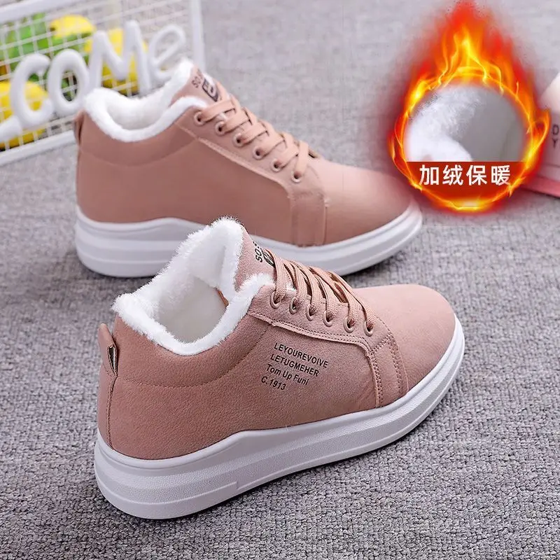 Shoes Women 2016 New Spring PU Leather Women Casual Shoes Lace-Up Women Fashion Shoes Platform Flats High top Women Shoes