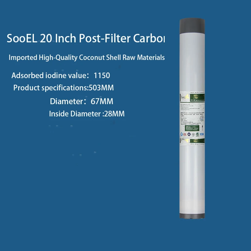 20Inch SOOEL Quick Connect PPF/SEDIMENT CARTRIDGE With 2 fittings Water Purifier Filter Cartridge Aquarium REVERSE OSMOS