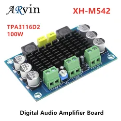 Mono 100W digital amplifier board TPA3116D2 Digital Audio Amplifier Board 12-24V High Power Digital XH-M542