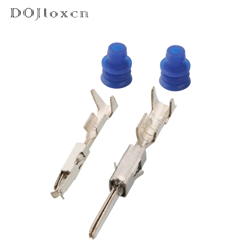 2/5/10/20/50Sets 2Pin Auto Electrical Plug Male Female Connector For VW Audi Ignition Coil 1J0973802 1J0973702 DJ7022A-1.5-11/21