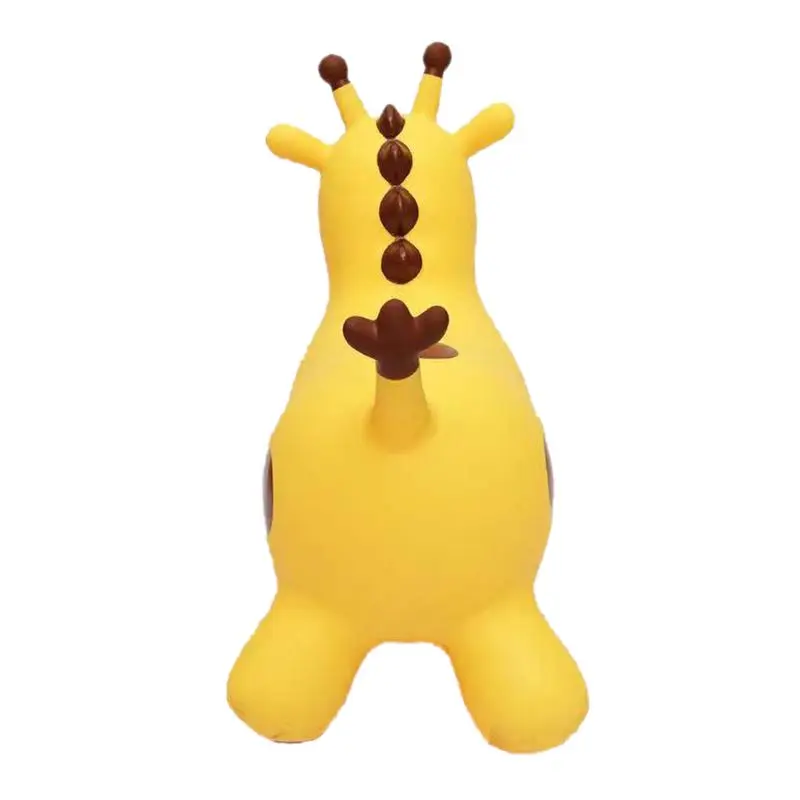 Doki Fahrt Auf Spielzeug Springen Pferd Bouncy Giraffe Trichter Aufblasbare Springen Springenden Tier Spielzeug Gummi Pferd PVC Kinder Spielzeug 2023