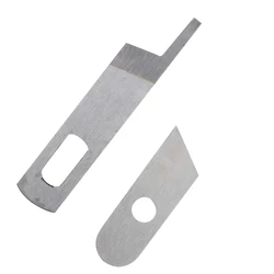 2Pcs Overlocker Upper Lower Knife Fits for Singer 14CG744 14CG754 14SH644 14SH654 14U544 14U554 14U555 14U557