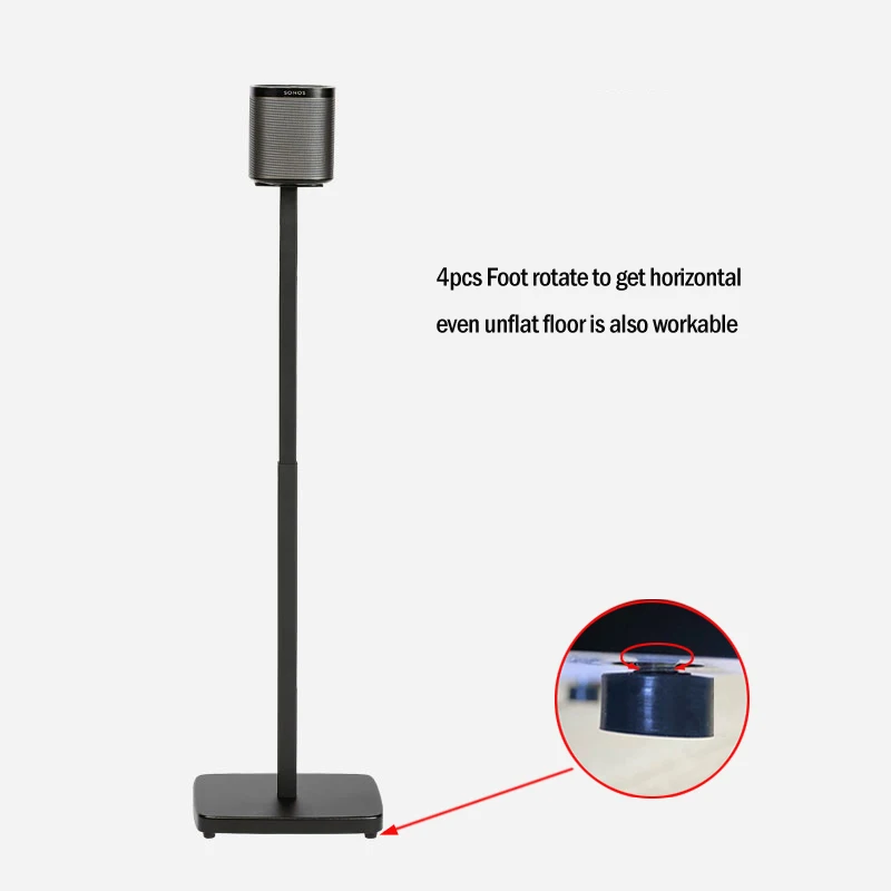 (1 pair=2pcs) SF08 65cm-125cm Adjust Surround Sound Speaker Display Stand Floor 9500S Q90R Q950R Q950A RT5 Z9R Sonos Play 1 / 3