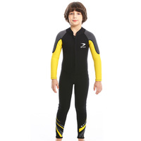 ZCCO Boys Wetsuit 2.5MM neoprene diving suit child Surfing snorkeling swimwear thick thermal Sun-proof wetsuit one-piece set