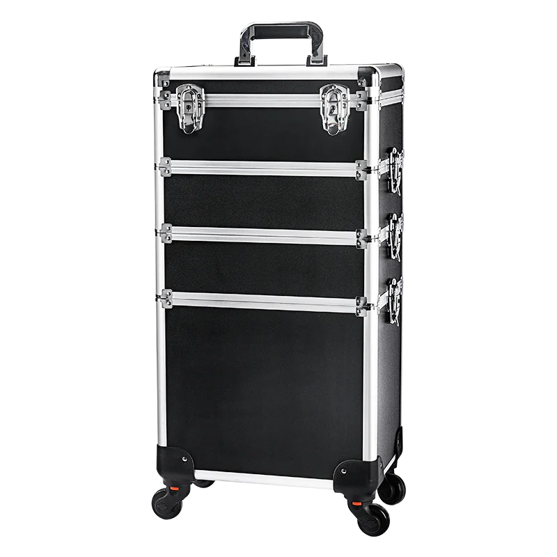 Makeup Case Professional Aesthetic Manicure Artist Suitcase Wheeled Roll Luggage Beauty Cosmetics Trolley Tool Box Customized