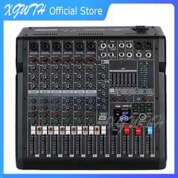 Mixer a 10 canali Console di missaggio da Studio con + 48V Phantom Power Bluetooth USB 99 DSP effetti digitali Mixer Audio digitale DJ