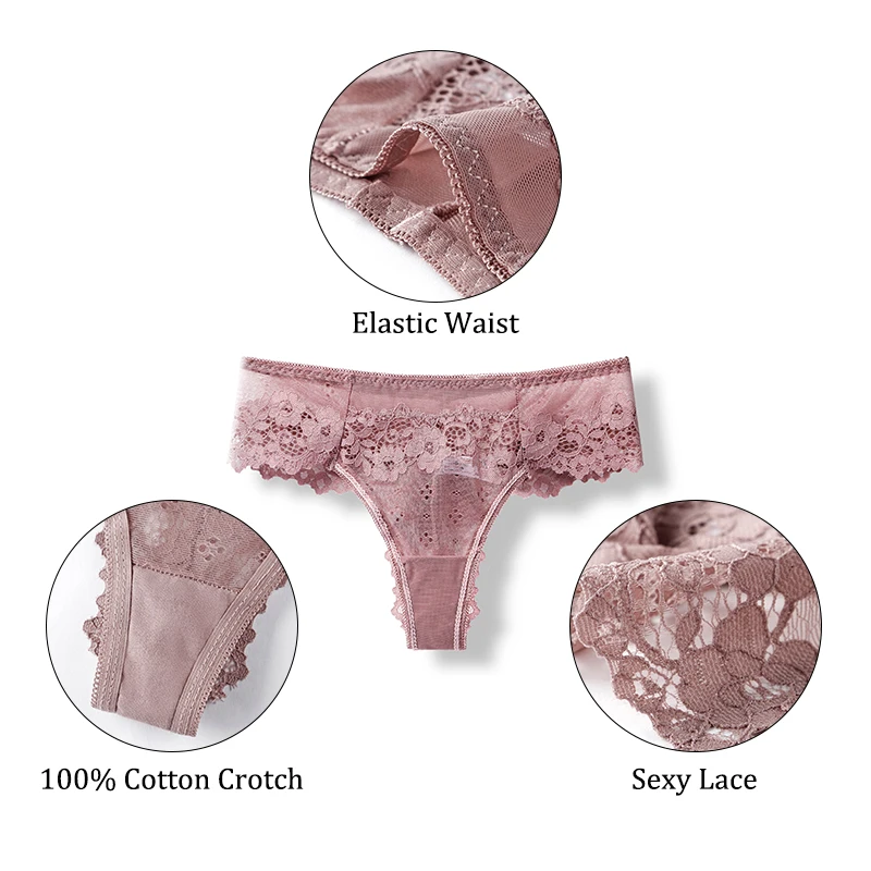 1Pcs Sexy Panties Underwear For Woman Lingerie New Lady G-string Lace Panties Female Thongs Intimates Free Shipping BANNIROU