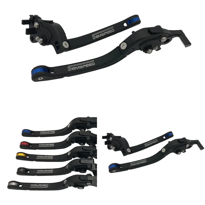 SEMSPEED For SUZUKI GSXR GSX-R 1000 K7 K8 GSXR1000 2007 2008 Motorcycle Accessories CNC Adjustable Folding Brake Clutch Levers