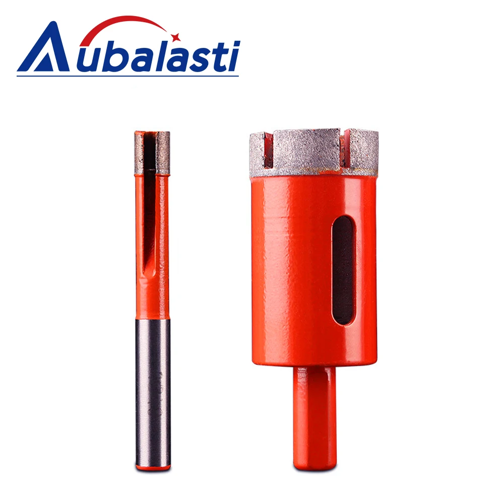 Aubalasti-ダイヤモンドコアドリルビット,タイル,大理石,ガラス,セラミック,ホールソー,ソー用,6〜60mm