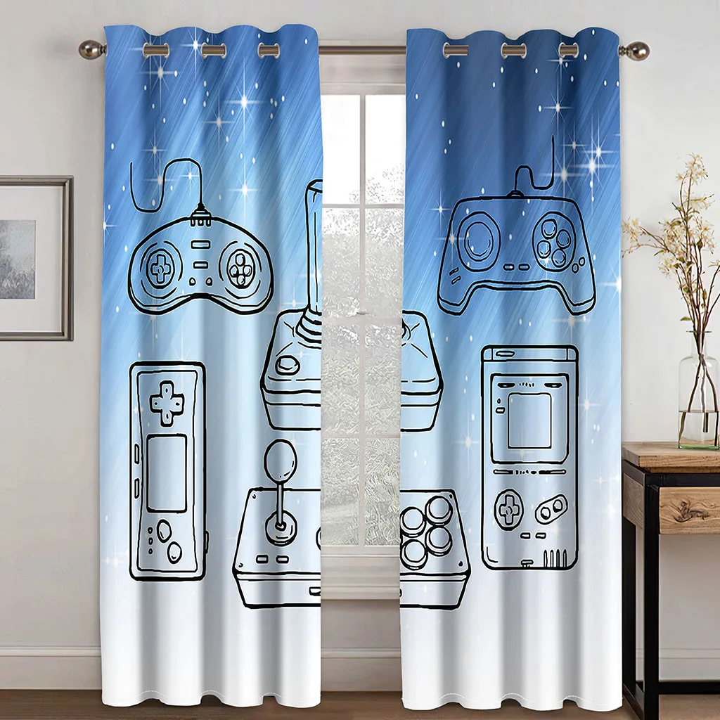 Cortinas opacas para Sala De juegos De niños, decoración De ventanas para Sala De estar, Sala De juegos