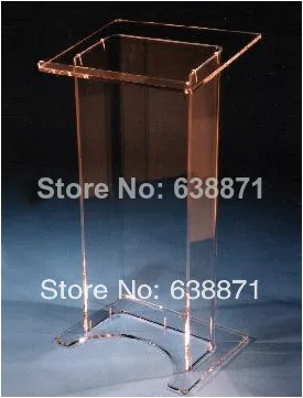 

Free Shiping high quality beautiful Customized acrylic desktop lectern cheap acrylic lectern