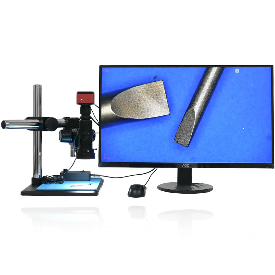 Full HD 4K 1080P Sony Sensor IMX342 Electronic Video Precision Measuring Microscope HDMI-compatible Magnifier for Welding Repair