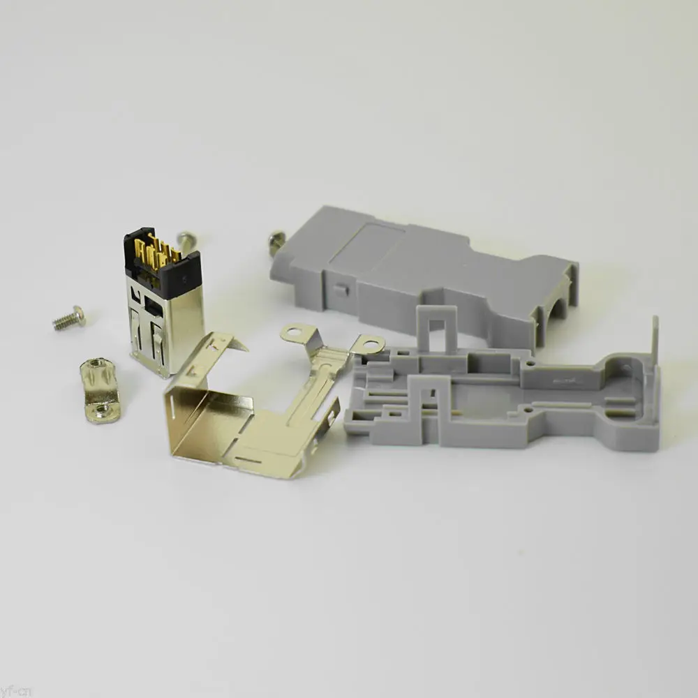 10 sets 1394 Gold 6pin IEEE Male Encoder Connector Replace for Molex 55100-0670