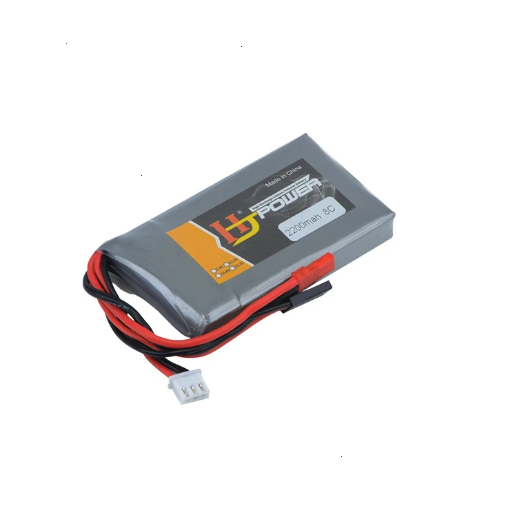 High Power 7.4V 2200mAh 2S LiFe Battery Pack for BBL1 Futaba 3P Plug for 14SG 16SZ 18SZ 7.4v Remote Control Rechargeable battery