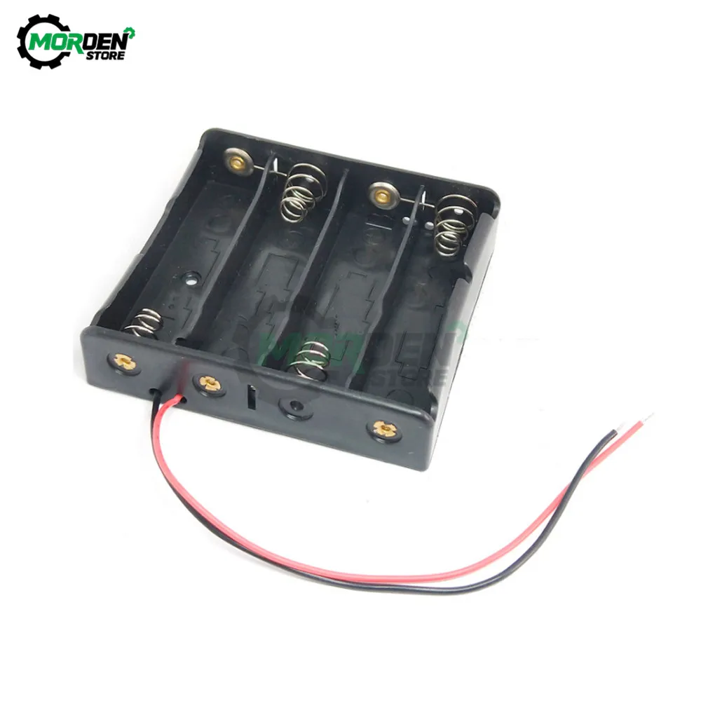 1/2/3/4Slots 18650 Battery Battery Holder Plastic Battery Case Storage Box For 4*3.7V 18650 Lithium Battery