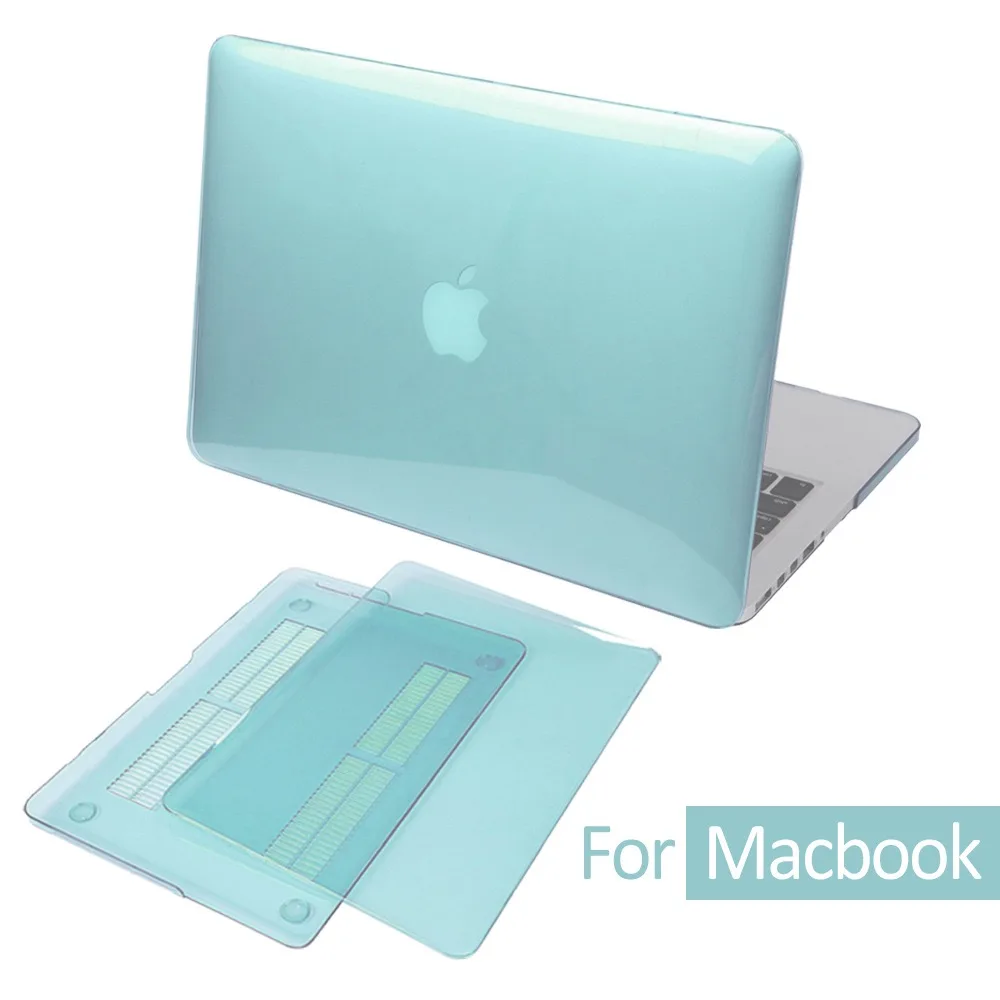 Crystal Hard Laptop Case Cover For New Apple Macbook Air Pro Retina with/without Touch Bar 11 12 13 15 16 inchs  A2179 A2141